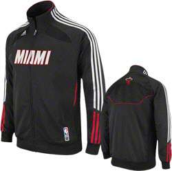 Miami Heat adidas On Court Warm Up Jacket 