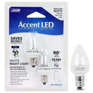 Feit Electric Accent 1 Watt LED Night Light Bulbs (2 Pack) BPC7/LED at 