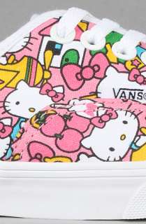 Vans The Authentic Lo Pro Hello Kitty Sneaker in Pink Multi 