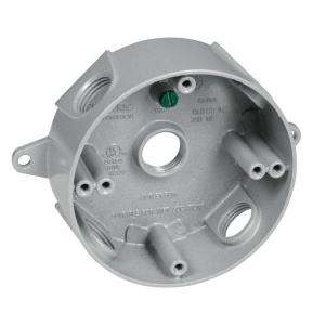 Taymac 1 Gang 5 Hole Round Electrical Box RB550S at The Home Depot