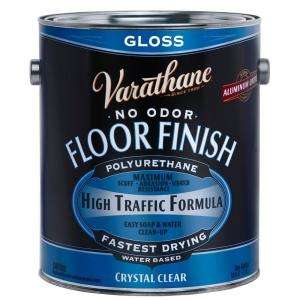 Rust Oleum Varathane 1 Gallon Clear Gloss Polyurethane Floor Finish 