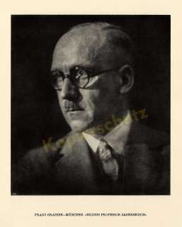 Foto Franz Grainer Prof Sauerbruch Medizin München 1927  