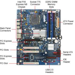 Intel DP35DPM Motherboard   Intel Socket 775, ATX Motherboard, Audio 