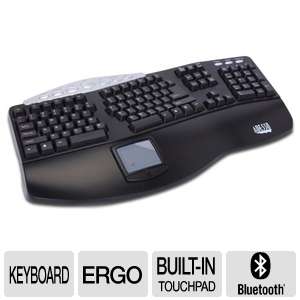 Adesso PS/2 Ergonomic Keyboard with Touchpad (Black)  