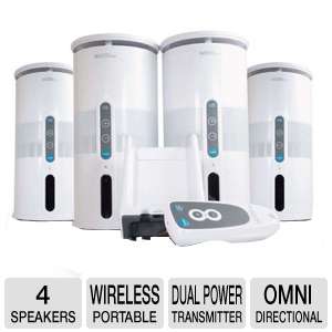 Audio Unlimited Premium Indoor/Outdoor Wireless Speaker System   4 