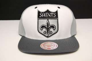 New Orleans Saints Grey snapback M&N NFL Cap Hat  