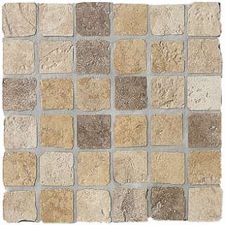 qm Mosaico Imix Su Rete Sabbia/bruno/avorio 32,7x32,7 cm, Art. B6546 