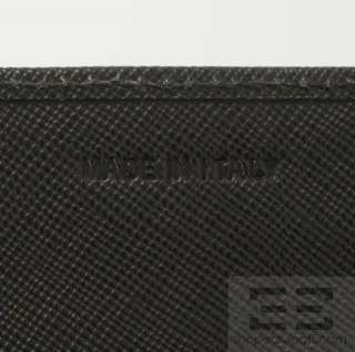 Prada Black Saffiano Leather Continental Wallet  