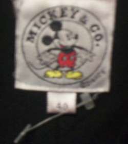   Career Jacket Blazer Logo Disney 40 s m black logo buttons  