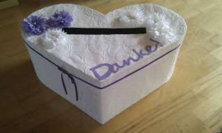 Post Box in Herzform für Hochzeiten und sonstige Feiern in 