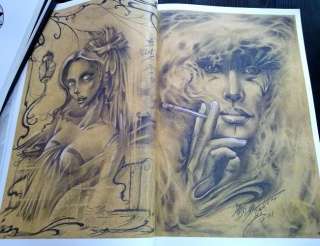 YW Tattoo Flash Buch Magazine Sketch Manuskript  