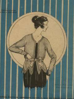 RARE LOT 1920 clothing CROCHET PATTERNS  