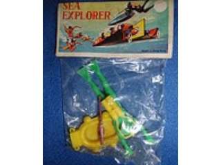 Vintage Plastic Scuba Diver in Package  