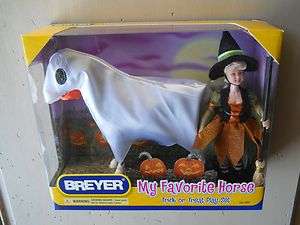 Breyer Halloween Trick or Treat Play Set Doll Model Pony Horse NIB 