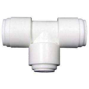   in. x 1/4 in. x 1/4 in. Plastic Tee PL 3003 at The Home Depot
