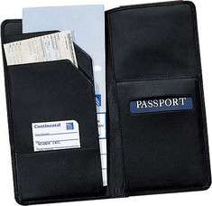 Royce Leather Oversized Airline Ticket and Passport Holder 212 5 