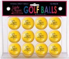 Lady Classic Multi Color Golf Balls  12 Pack    & Return 