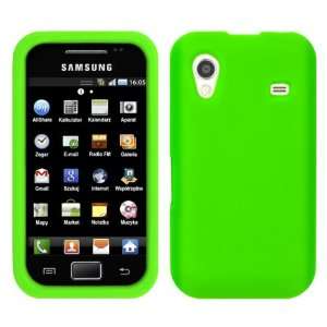 Grün Silikon Hülle Schutzhülle Tasche Case für Samsung Galaxy Ace 