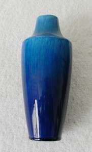 Paul Milet Sevres France vintage art vase in turquoise colors   pre 