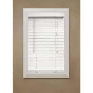 Home Decorators Collection White Faux Wood Blind, 2 In. Slats (Price 