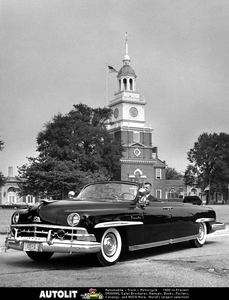 1950 Lincoln Convertible Sedan Factory Photo President Truman  