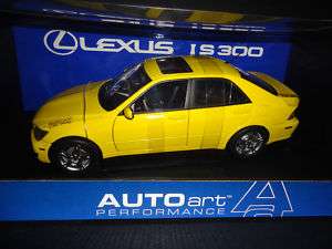 Autoart Lexus IS300 Yellow 1/18  