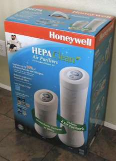 NEW Honeywell COMBO Pack HEPA Clean Air Purifiers 2 PK  