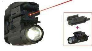 LOW PROFILE DETACHABLE LASER AND LIGHT COMBO  