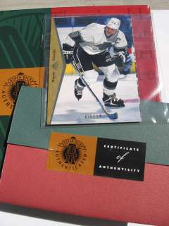 Wayne Gretzky Autographed Hockey Stick & Sports Card  