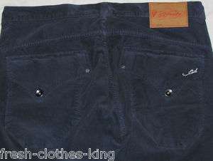ED HARDY New! Mens Blue Corduroy Jeans Choose Size NWT  