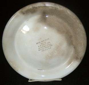 Antique Baby Child Feeding Bowl Plate 1905 Royal Plate  