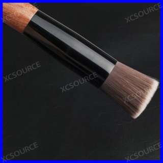 Flat Top Synthetic Foundation Face Wooden Brush CB02  