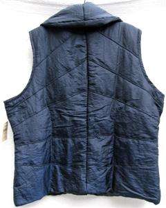 Coldwater Creek Iridescent Ruched Shawl Collared Quilted Vest   COLORS 