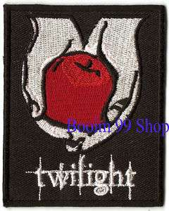 twilight Logo EMBROIDERED Iron Patch T Shirt Sew Cloth  