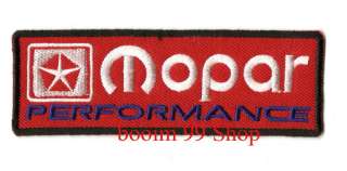MOPAR Logo EMBROIDERED Iron Patch T Shirt Sew Cloth  