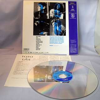Japan LD TOTO LIVE Recorded live in Paris in 1990  