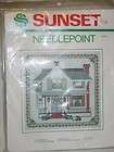 Sunset Needlepoint The Original Christmas House Kit IOP