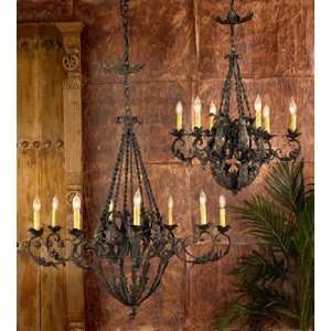 By Artistic Lighting Lafayette Collection Black Finish Hand Forged 