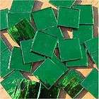 100 Champagne Mirror Glass Mosaic Tile Supplies Craft Tiles 1/2 made 