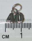 CF4815 STERLING SILVER NUMBER 40 FORTY CHARM  
