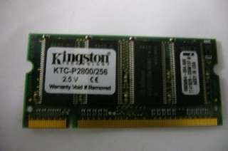  256 256MB PC2100 memory For Compaq, tested in good working condition