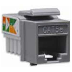  Datacomm 20 3425 GY Cat5E Data Jack, Grey