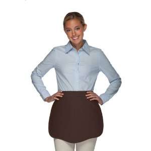 DayStar 130 Scalloped Waist Apron   Brown   Embroidery Available 