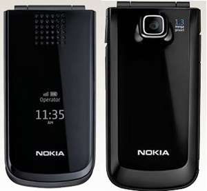 NOKIA 2720 FOLD FLIP MOBILE PHONE ON O2 02 PAYG BLACK 5038262019152 