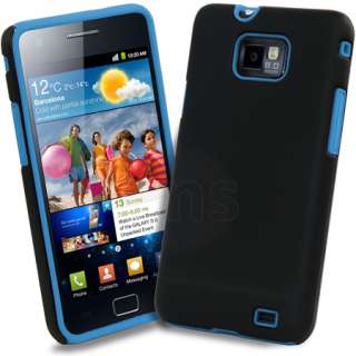   Magic Store   Blue Hybrid Silicone Case for Samsung Galaxy S2 I9100