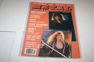 1987 CREEM CLOSE UP magazine WHITESNAKE QUIET RIOT  