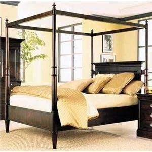 Gramercy Park California King Poster Bed with Canopy:  Home 