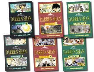The Saga of Darren Shan Collection 6 Books Set Graphics art comic 