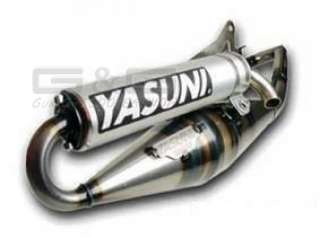 Auspuffanlage Yasuni Scooter Z, Piaggio, aluminium Endschalldämpfer 