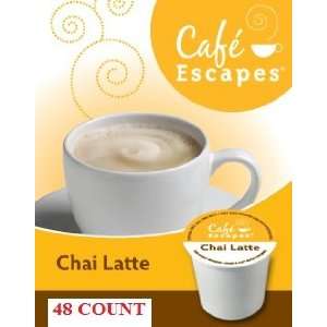 Cafe Escapes * CHAI LATTE * 48 K Cups for Keurig Brewers  
